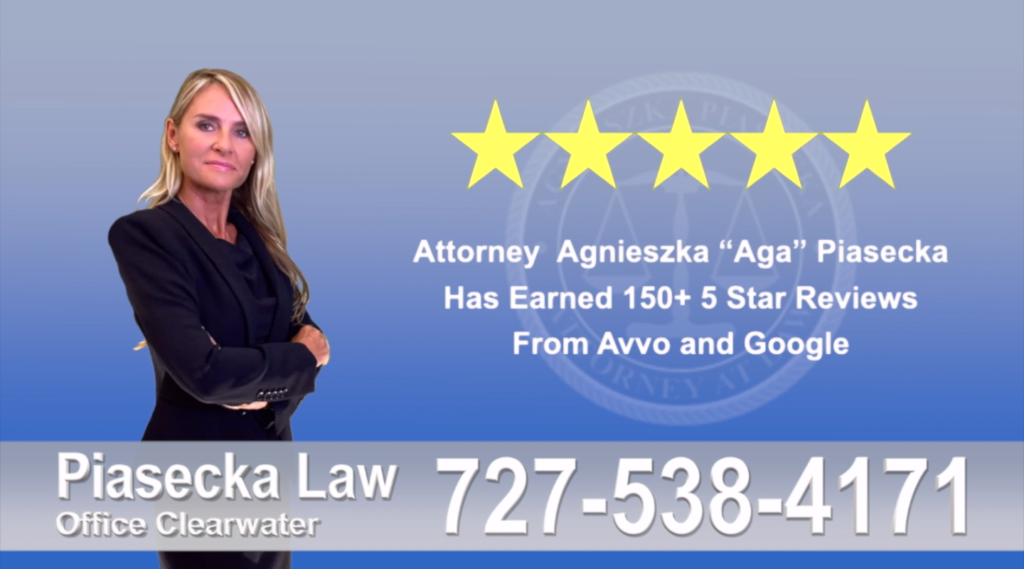 Agnieszka, Aga, Piasecka, Client, reviews, avvo google five star, 5-star, superb, best attorney